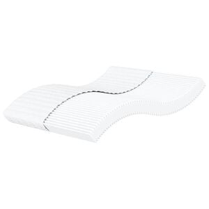vidaXL Schaumstoffmatratze Wei&szlig; 160x220 cm H&auml;rtegrad H2 H3