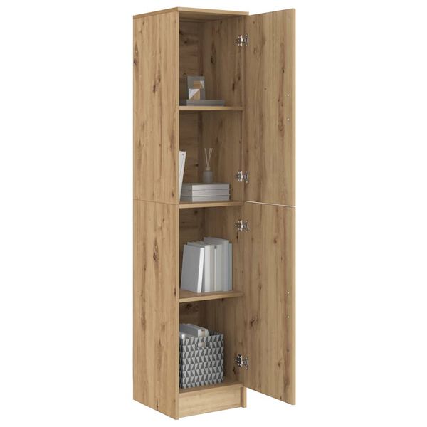 vidaXL Highboard Artisan-Eiche 35 x 39 x 168 cm