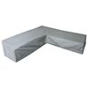 Eurotrail Schutzh&uuml;lle f&uuml;r Lounge-Set in L-Form 255x255x100/70 cm Grau