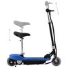 vidaXL E-Scooter mit Sitz 120 W Blau