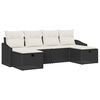 vidaXL Sofa Set 6 stk. Poly-Rattan