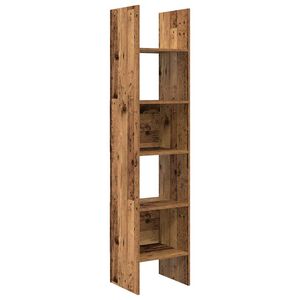 vidaXL B&uuml;cherregal 5 Ebenen 40 x 35 x 180 cm Holzwerkstoff Altholz