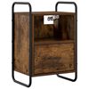 vidaXL H&auml;ngender Nachttisch R&auml;uchereiche 40 x 30 x 60 cm Holzwerkstoff