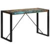vidaXL Esstisch 120x55x76 cm Altholz Massiv