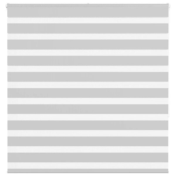 vidaXL Doppelrollo Hellgrau 150x150 cm Stoffbreite 145,9 cm Polyester