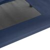 vidaXL Hundebett Marineblau 122 x 93 x 106,5 cm Stahl