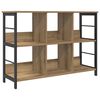 vidaXL B&uuml;cherregal 6 Ebenen 102 x 32 x 72,5 cm Holzwerkstoff