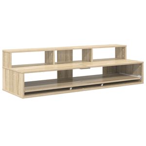 vidaXL Studiotisch Sonoma-Eiche 152 x 42,5 x 36 cm Holzwerkstoff