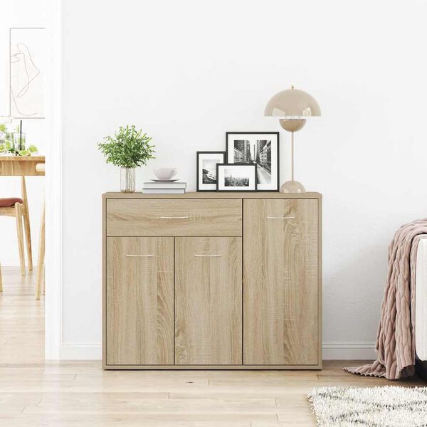 vidaXL Sideboard Sonoma-Eiche 88x30x70 cm Holzwerkstoff