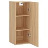 vidaXL Wandschrank Sonoma-Eiche 34,5x34x90 cm Holzwerkstoff