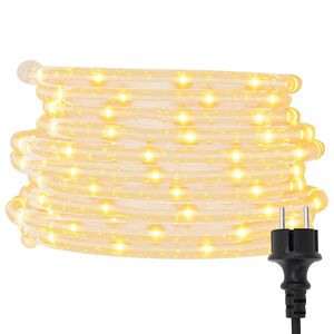 vidaXL Lichtschlauch 120 LEDs Warmwei&szlig; 5 m PVC
