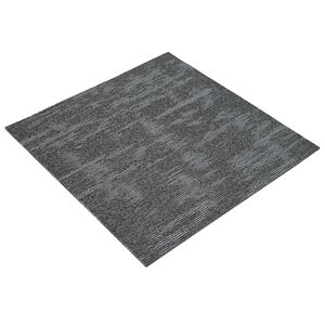 vidaXL Teppichfliese Dunkelgrau 50 x 50 cm 36 stk. PP und Bitumen