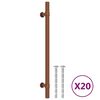 vidaXL M&ouml;belgriffe 20 Stk. Bronzen 192 mm Edelstahl