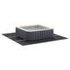 vidaXL Bodenfolie f&uuml;r Pools Schwarz 396 x 396 x 0,1 cm Vliesstoff