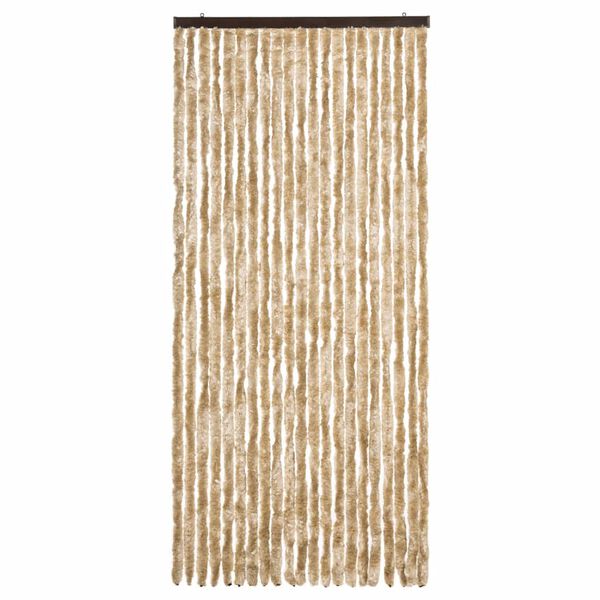 vidaXL Insektenschutz-Vorhang Beige 90x220 cm Chenille