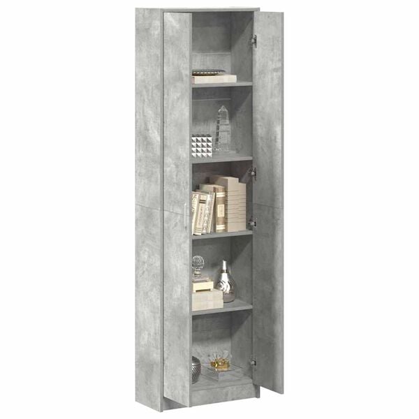 vidaXL Kleiderschrank Beton Grau 55 x 25 x 189 cm Holzwerkstoff