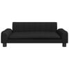 vidaXL Kindersofa Schwarz 90x53x30 cm Kunstleder
