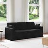 vidaXL Sofa Schwarz Gesamtabmessungen: 198 x 78 x 80 cm (B x T x H)