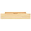 vidaXL Massivholzbett mit 2 Schubladen Kiefer 140x200 cm