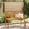 vidaXL Gartenbank Braun 110 x 56 x 90 cm Massivholz Akazie