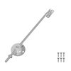 vidaXL Deckelst&uuml;tzscharnier 12 Stk. Silber 194 x 36 x 18 mm Eisen