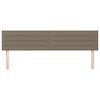 vidaXL Kopfteile Taupe 180x5x78/88 cm Stoff
