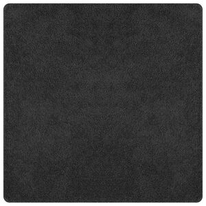 vidaXL Anti-Rutsch Shaggy Teppich Dunkelgrau 120 x 120 cm PP