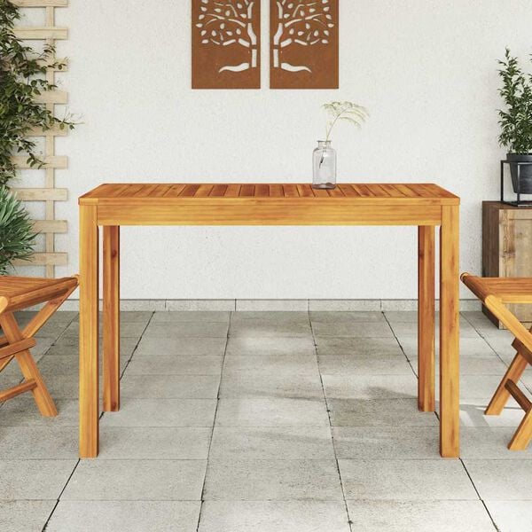vidaXL Garten-Esstisch 110x55x75 cm Massivholz Akazie