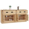 vidaXL Sideboards 2 Stk. Sonoma-Eiche Holzwerkstoff