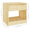 vidaXL Nachttische 2 Stk. 40x31x40 cm Massivholz Tanne