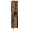 vidaXL Badezimmerschrank-Set TULUM Altholz 37 x 31,5 x 203 cm