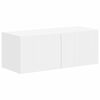 vidaXL TV-Schrankset Wandmontiert 4 pcs Wei&szlig; Holzwerkstoff