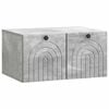 vidaXL Wandmontierter TV-Schrank Betongrau 59,5 x 41 x 30 cm