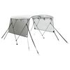 vidaXL 3-Bow Bimini-Top mit Mesh-Seitenteilen 183x(154-167)x137 cm