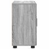 vidaXL Sideboard Graues Sonoma 88,5 x 30,5 x 55,5 cm Holzwerkstoff