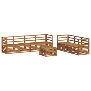 vidaXL Sofagarnituren 8 pcs Natur Massivholz Akazie