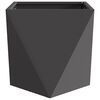 vidaXL Pflanzk&uuml;bel 2 pcs Schwarz 50 x 50 x 50 cm Stahl