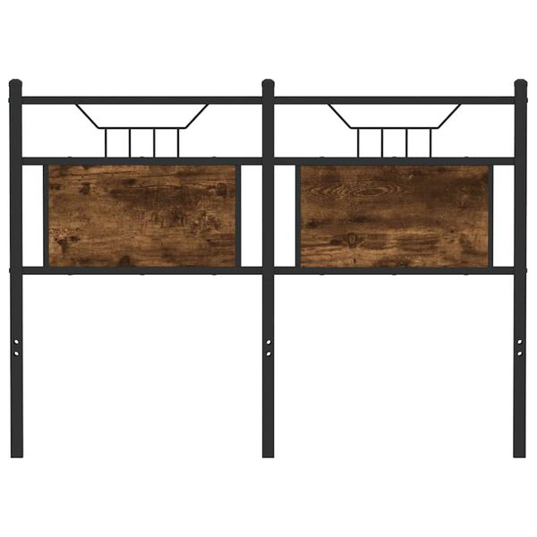 vidaXL Ersatz-Kopfteil R&auml;uchereiche 120 cm Holzwerkstoff und Stahl