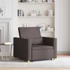 vidaXL Ausziehbare Schlafcouch Einzel Dunkelbraun 90 x 165 x 87 cm