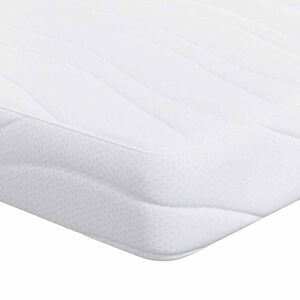vidaXL Matratze Mittel 80 x 160 cm Wei&szlig;