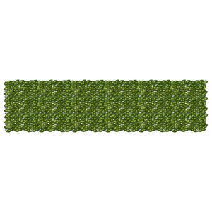 vidaXL Balkonsichtschutz mit Bl&auml;ttern Gr&uuml;n und Gelb 300 x 75 cm