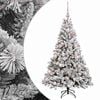 vidaXL K&uuml;nstlicher Weihnachtsbaum mit Weihnachtskugel 120 cm 150 LEDs