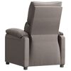 vidaXL Relaxsessel Taupe Stoff