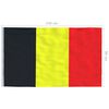 vidaXL Belgienflagge 90x150 cm
