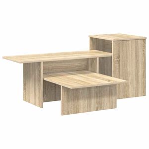vidaXL Konsolentisch Sonoma-Eiche 91,5 x 35 x 38,5 cm Holzwerkstoff