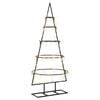 vidaXL Metall-Weihnachtsbaum mit St&auml;nder KUOPIO 90 cm Warmes Wei&szlig;