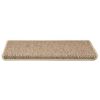 vidaXL Stufenmatten Selbstklebend Sisal-Optik 30Stk. 65x21x4cm Sand