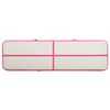 vidaXL Aufblasbare Gymnastikmatte mit Pumpe 800x100x15 cm PVC Rosa