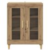 vidaXL Sideboard Artisan-Eiche 69,5 x 34 x 90 cm Holzwerkstoff