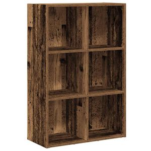 vidaXL B&uuml;cherregal/Sideboard Altholz-Optik 66x30x98 cm Holzwerkstoff